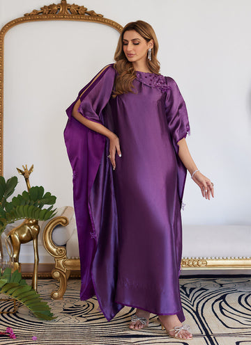 Farah Talib Aziz | Luna Eid Collection 24 | MAYLONE SPARKLING GRAPE - House Of Anaya