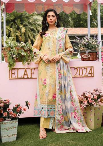 Elaf Premium | Printed Collection 24 | EEP-03A - Citrus Squad - House Of Anaya