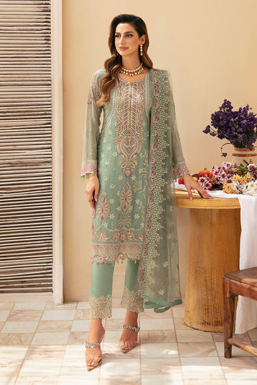 Ramsha | Chevron Chiffon Collection |A-901 - House Of Anaya