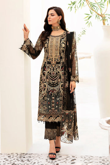 Ramsha | Minhal Organza Collection | M-906 - House Of Anaya