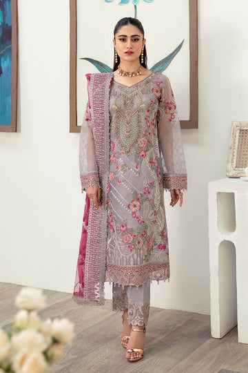 Ramsha | Minhal Organza Collection | M-1008 - House Of Anaya