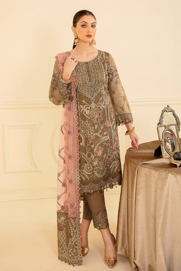 Ramsha | Minhal Organza Collection | M-705 - House Of Anaya