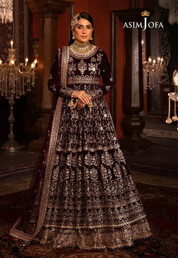 Asim Jofa | Makhmal Wedding Velvet 23 | AJMM-11 - House Of Anaya