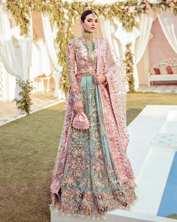 Gulaal | Fleur De Rose | Joli Embroidered Net 3-Piece Suit WS-03