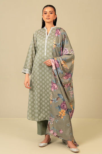 Cross Stitch | Daily Wear Lawn | CS-06 - House Of Anaya