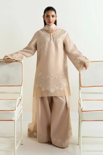 Afrozeh | Basic Pret 25 | Vanilla beige