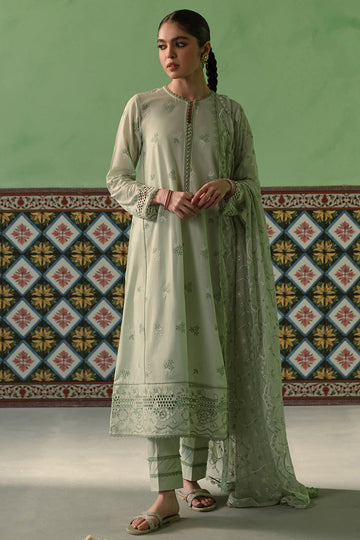 Cross Stitch | Chikankari Lawn Collection | P-01 - House Of Anaya