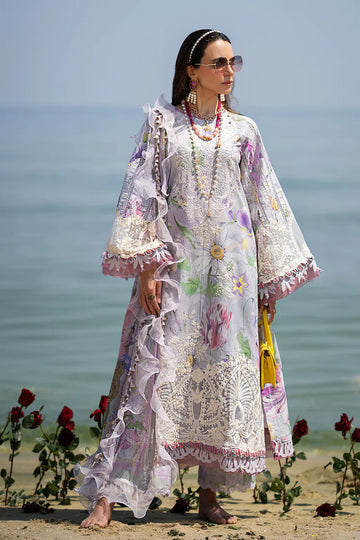 AJR Couture | Alif Signature Luxury Lawn 24 | Lyra - House Of Anaya