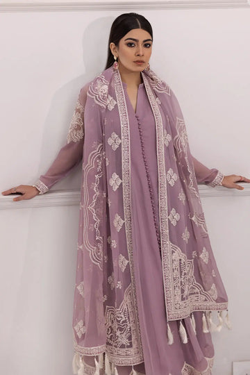 Alizeh | Formals Collection | Lilac Dress 3 piece - RTW1006 - House Of Anaya