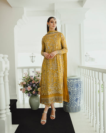 Maryum n Maria | Freesia Ariya Formals | SW23-510 - Ocher - Laleh - House Of Anaya