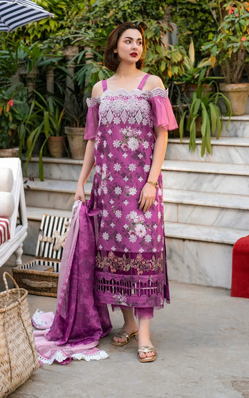 Asifa and Nabeel | Gulkari Summer 25 | Aura (GKL-12) - House of Zarish