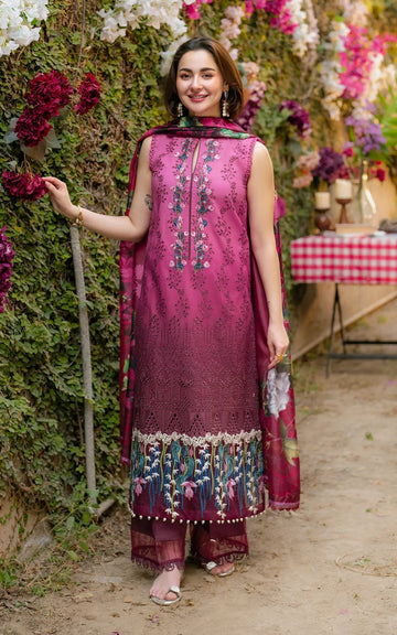 Asifa and Nabeel | Gulkari Summer 25 | Sunkissed Garden (GKL-13) - House of Zarish