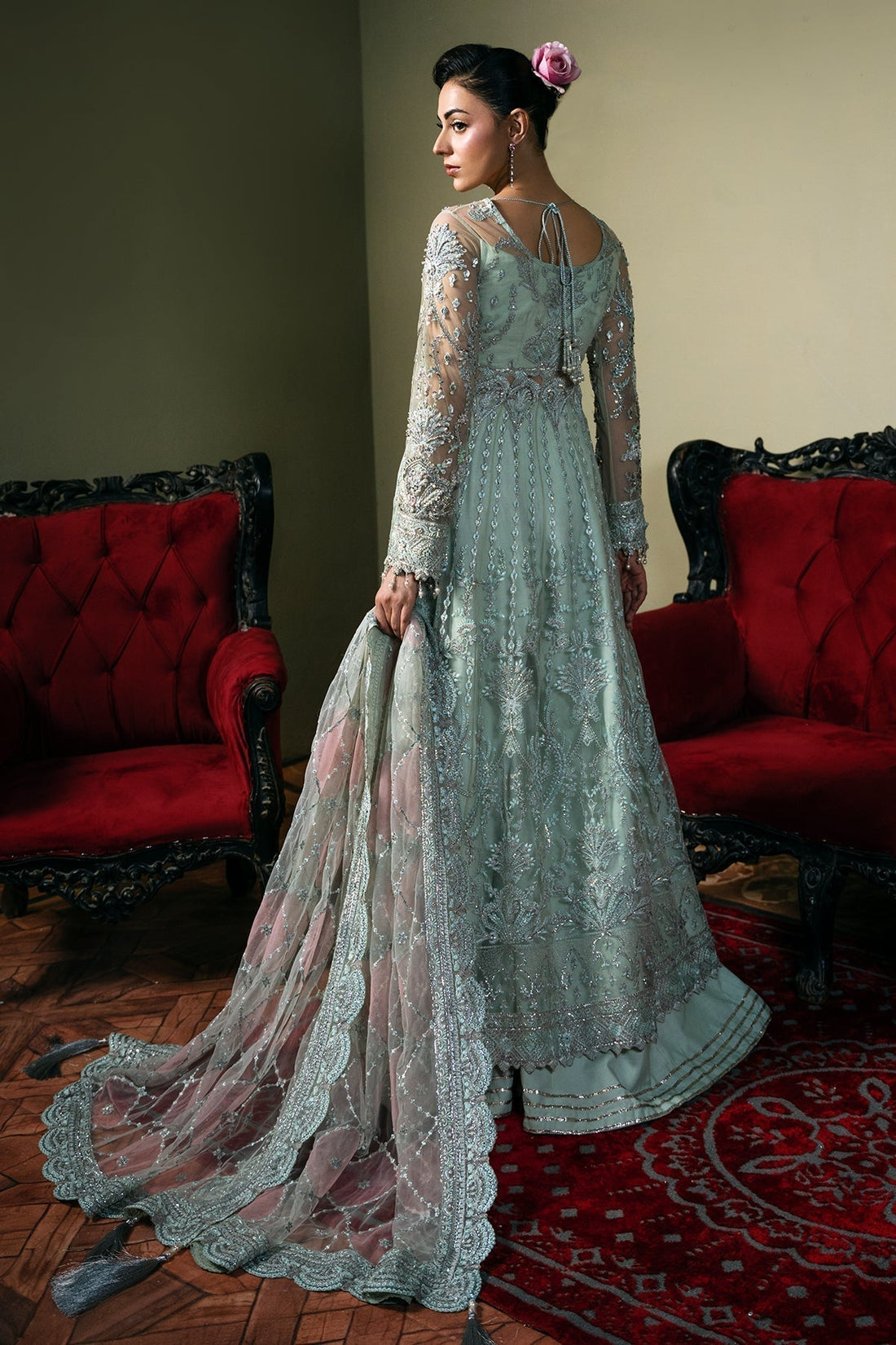 Mina Kashif | Kahani Formals | Zarpash - House Of Anaya