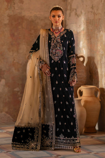 Emaan Adeel | Saanjh Velvet Collection 24 | Ishaan