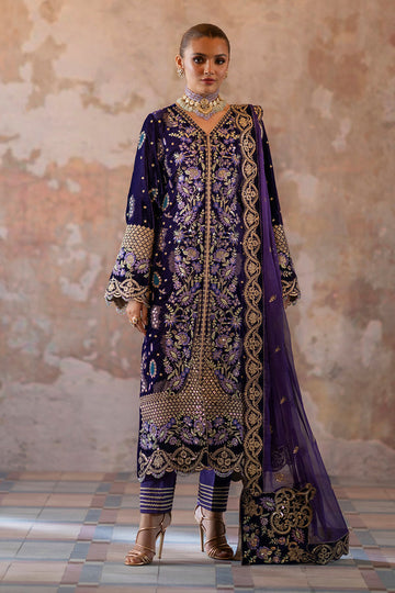 Emaan Adeel | Saanjh Velvet Collection 24 | Aroosh