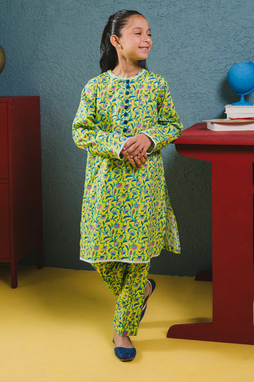 Zellbury Girls | 2 Piece Cambric | Kurta Trouser - 2679 - House Of Zarish