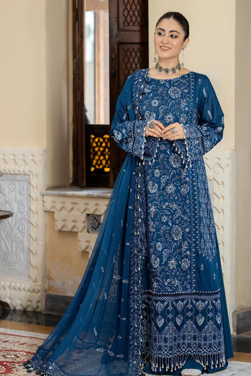 Raeesa Premium | Kimora Lawn Collection | Kimora | HL-19 Farheen - House Of Anaya