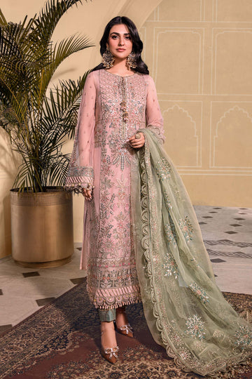 MARIA B Sea Green BD-2607 MBROIDERED - Riwayat-e-khas