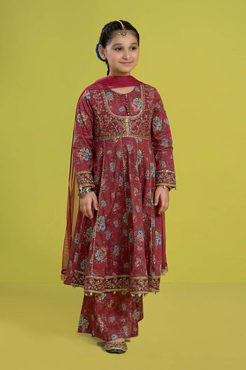 Maria B | 3 Piece Embroidered Lawn Suit | MKD-EF24-32 - House Of Zarish