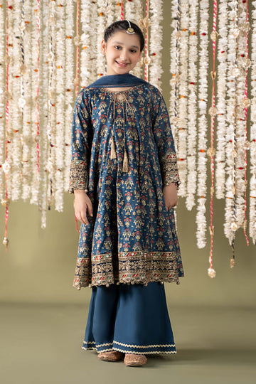 Maria B | 3 Piece Embroidered Lawn Suit | MKD-EF25-05 - House Of Zarish