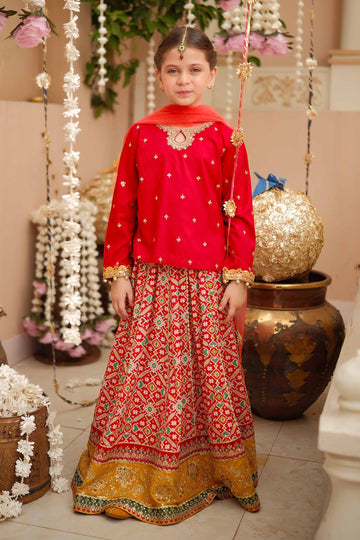 Maria B | 3 Piece Embroidered Linen Suit | MKD-W24-04 - House Of Zarish