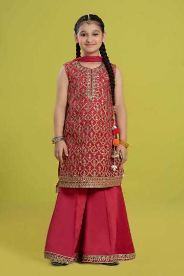Maria B | 3 Piece Embroidered Organza Suit | MKS-EF24-14 - House Of Zarish