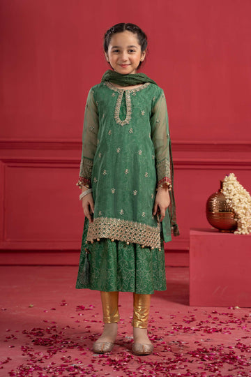 Maria B | Suit Green MKS-W23-21 - House Of Zarish