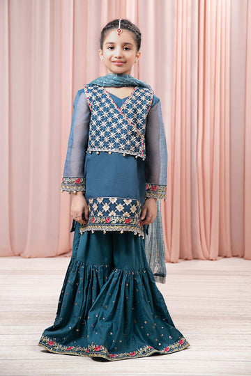 Maria B | 3 Piece Embroidered Organza Suit | MKS-EF24-29 - House Of Zarish