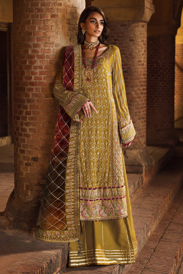 Motifz | EMBROIDERED CRINKLE CHIFFON | 4129-BAKHTAWAR