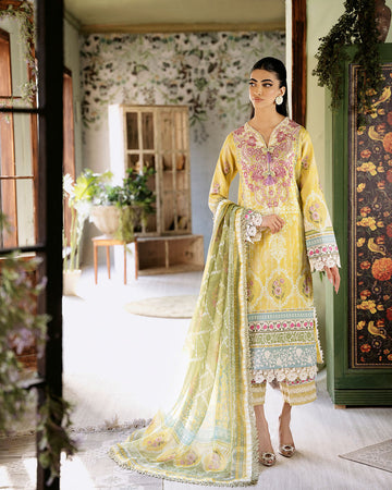 Roheenaz | Flora Printed Lawn | Mystique - House of Zarish