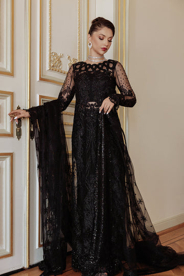 Lumiere By Saira Rizwan Embroidered Net 3Pc Suit SR-05 - Riwayat-e-khas