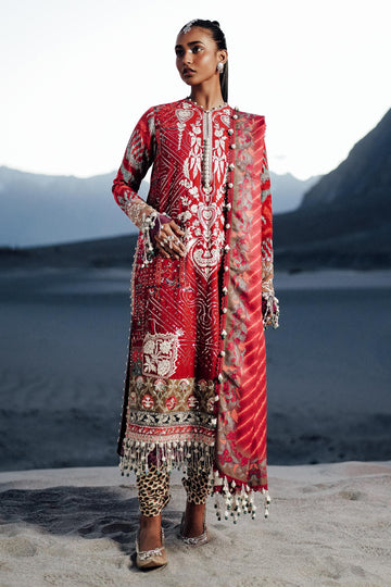Sana Safinaz | Winter Shawl 24 | S241-007A-3CP - House Of Anaya