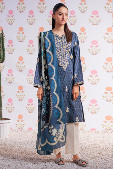 Zellbury | Summer Pret | Embroidered Kurta Dupatta - 2851 - House Of Zarish