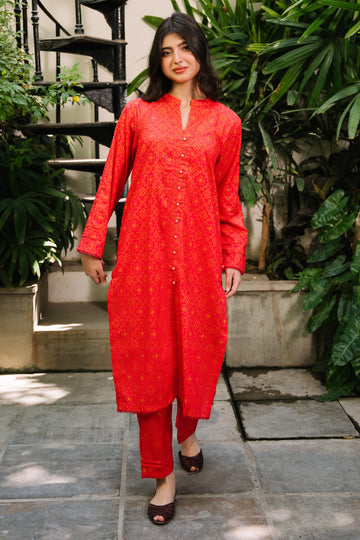 Zellbury | Summer Pret | Kurta Trouser - 2872 - House Of Zarish