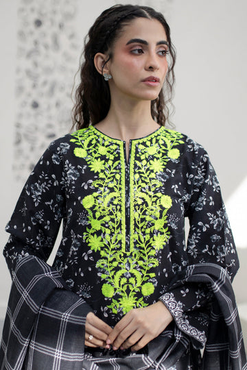 Zellbury | Winter Pret | Embroidered Kurta Dupatta - 1525 - House Of Zarish