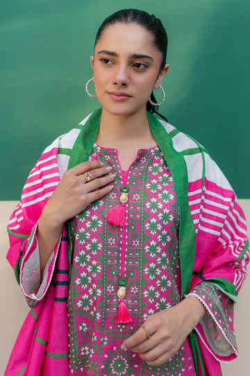 Zellbury | Winter Pret | Kurta Dupatta Trouser - 2949 - House Of Zarish