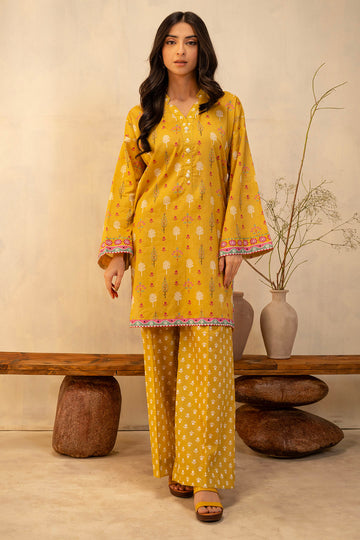 Zellbury | Unstitched 2 Piece Lawn | Shirt Shalwar - 0019 - House Of Zarish