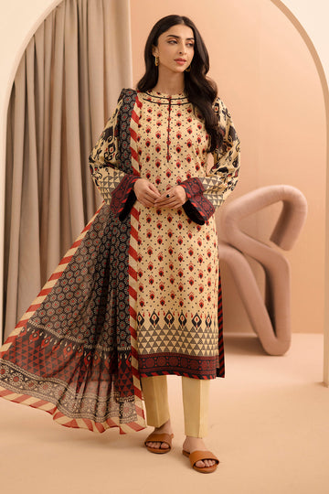 Zellbury | Unstitched 2 Piece Lawn | Shirt Dupatta - 0160 - House Of Zarish