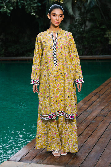 Zellbury | Unstitched 2 Piece Khaddar | Shirt Shalwar - 0164 - House Of Zarish