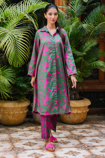 Zellbury | Unstitched 2 Piece Khaddar | Shirt Shalwar - 0258 - House Of Zarish
