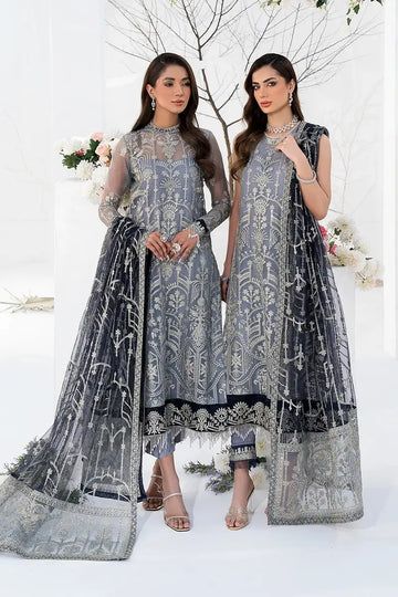 Zarif | LA CELESTE LUXURY Formals | ZLC 05 ASH Black - House Of Anaya