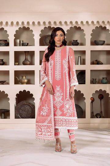 Alizeh | Dua Formals 23 | DUA-V01D04B- MEHRUNISA ( PINK ) - House Of Anaya