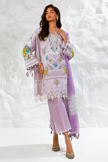 Sana Safinaz | Muzlin Summer 24 | 007A-DG - House Of Anaya