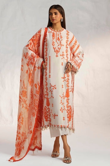 Sana Safinaz | Muzlin Summer 24 | 017B-CJ - House Of Anaya