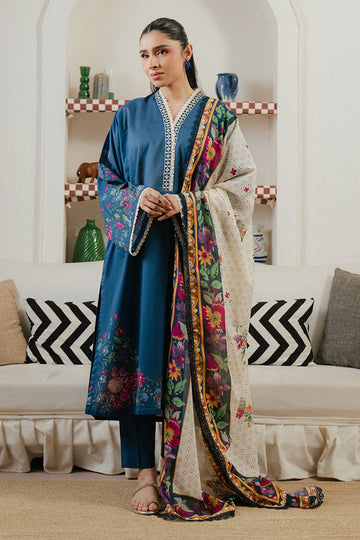 Cross Stitch | Daily Wear 25 | MIDNIGHT TIDE-3 - House Of Anaya