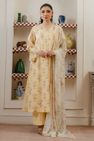 Cross Stitch | Daily Wear 25 | ORCHID IMPRESSION-3 PC - House Of Anaya