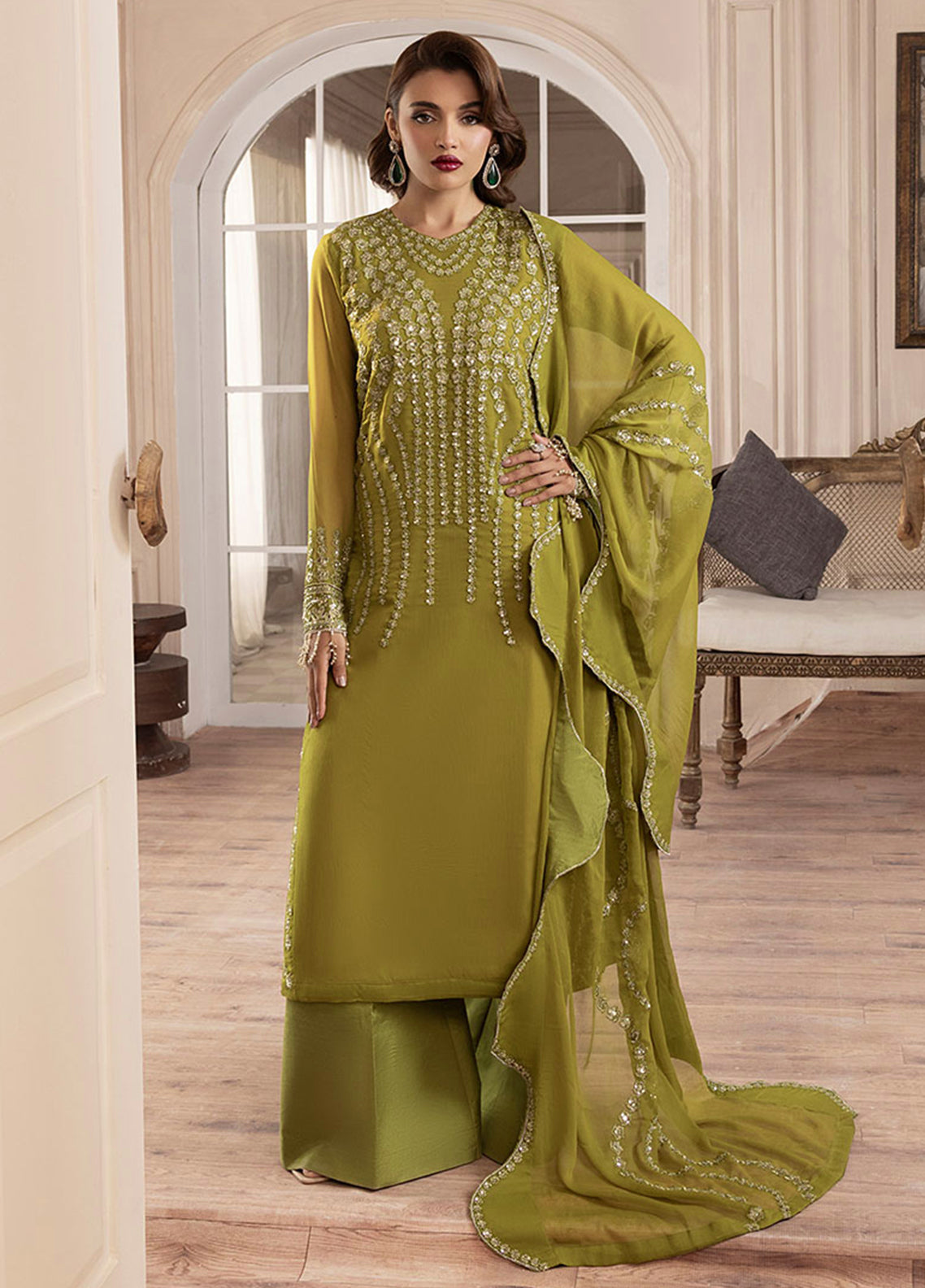 Sahane | Elyssa Festive Chiffon | CT-19001 Eve - ELYSSA - House Of Zarish