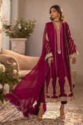 Annus Abrar | Designer Picks 24 | VISAAL CRANBERRY-SHIRT AND DUPATTA