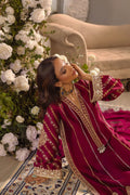 Annus Abrar | Designer Picks 24 | VISAAL CRANBERRY-SHIRT AND DUPATTA
