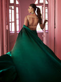 Zainab Chottani | Semi Formals | EMERALD TAUPE